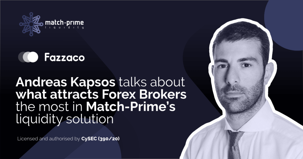 Andreas Kapsos, CEO of the Match-Prime liquidity provider