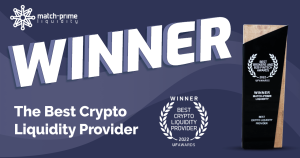Match-Prime Liquidity won the Best Crypto Liquidity Provider award