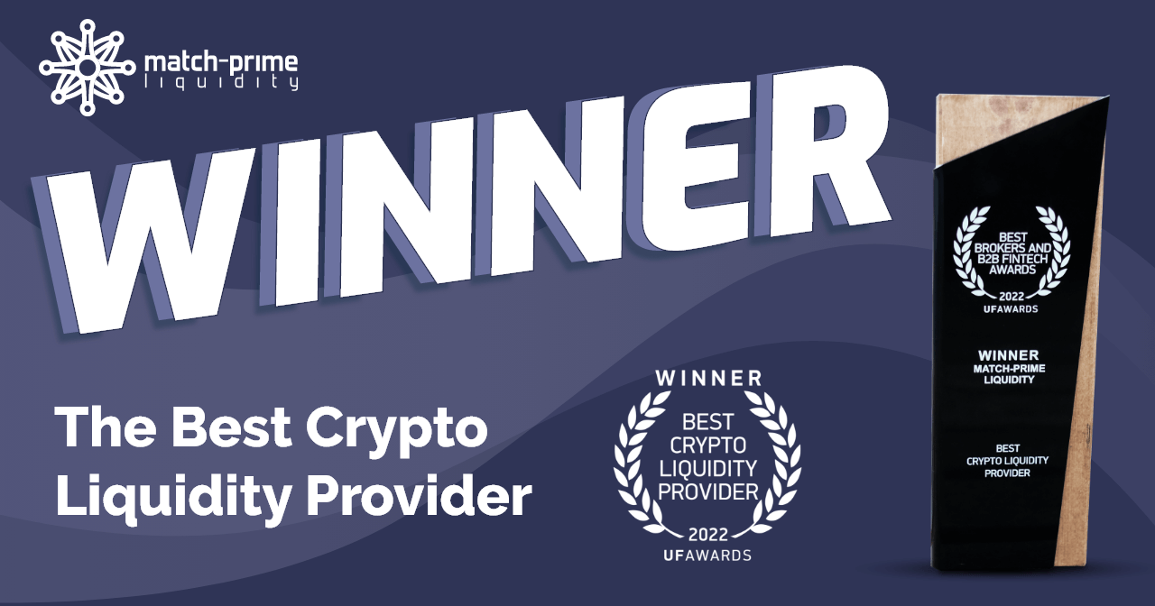 Match-Prime Liquidity voted the Best Crypto Liquidity Provider in Ultimate Fintech Awards 2022